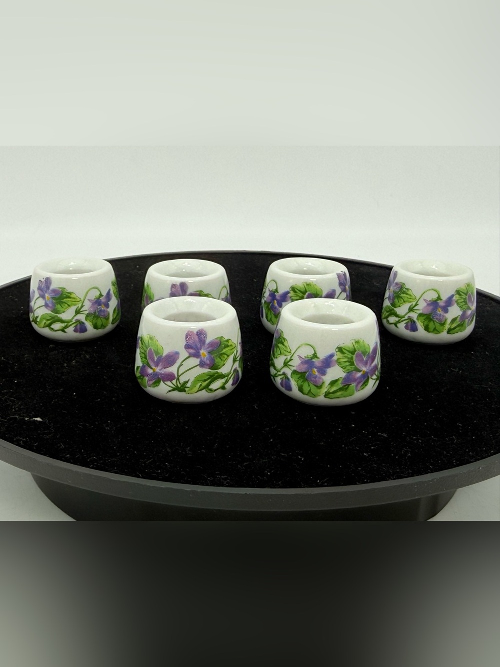 vintage Funny Design West Germany miniature porcelain candle holder